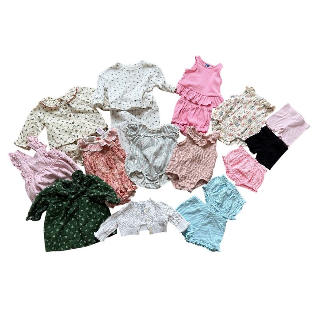 Baby Girl Clothing Lot 3-6 Months Polo Ralph Lauren, Cat & Jack, Old Navy & More